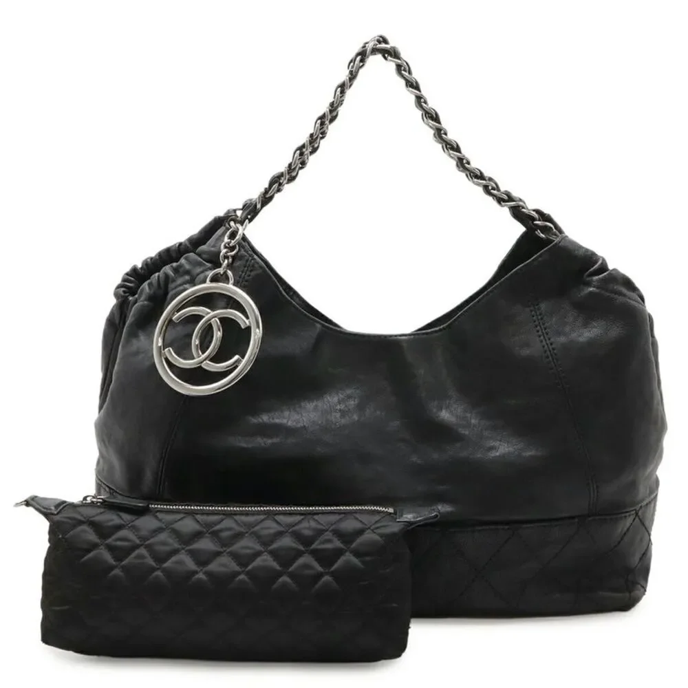 Chanel Coco Cabas Leather Shoulder Bag
